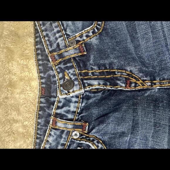 Y2K True Religion 'Geno Super T' straight jeans Size 16 - Picture 4 of 9